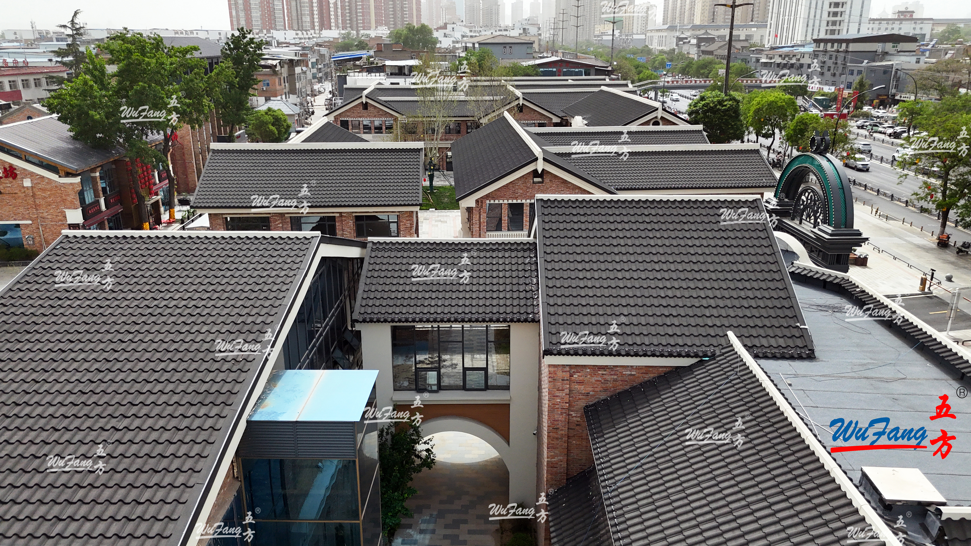 五方彩石金屬瓦安裝案例